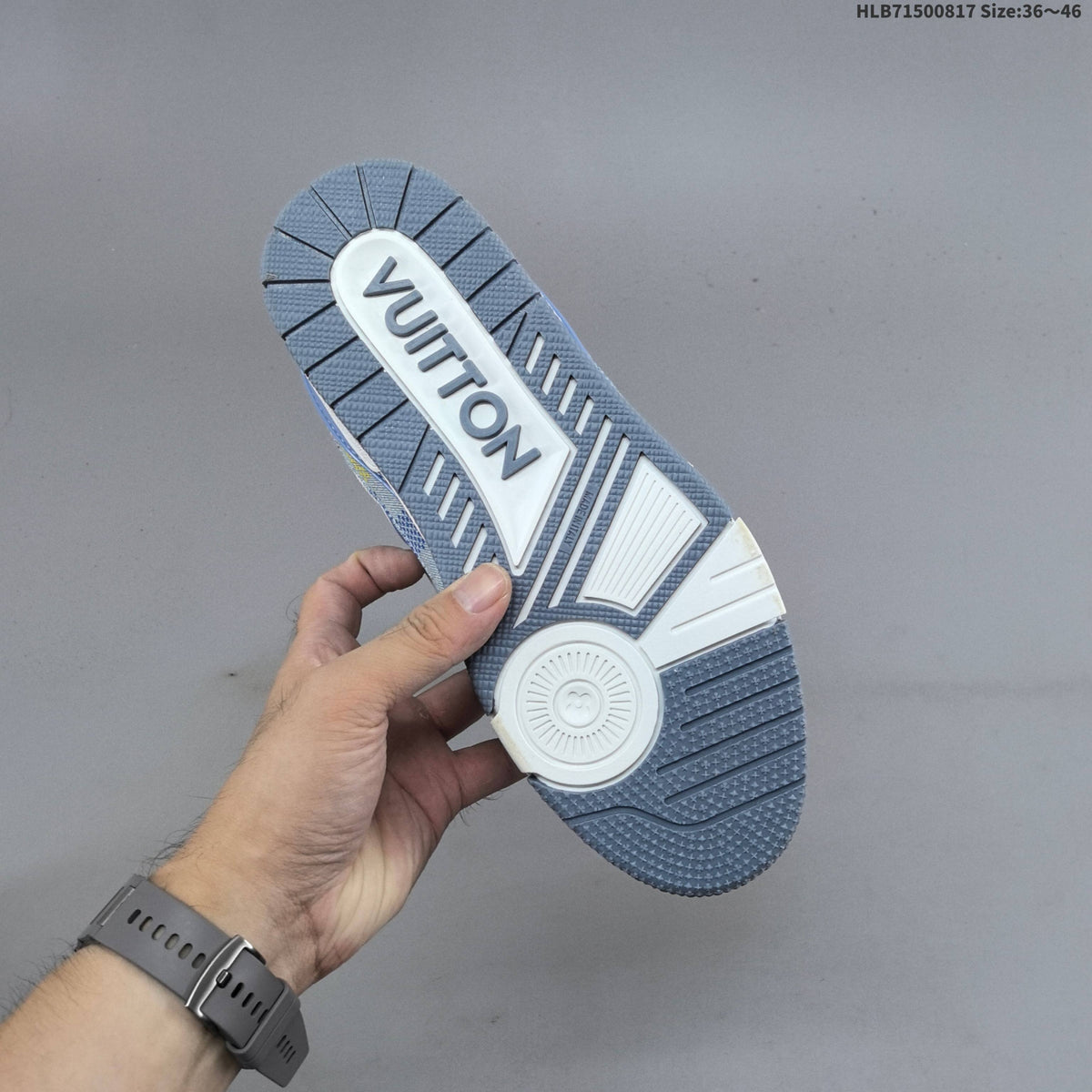 Louis Vuitton Archlight Sneaker in Blue Denim Print