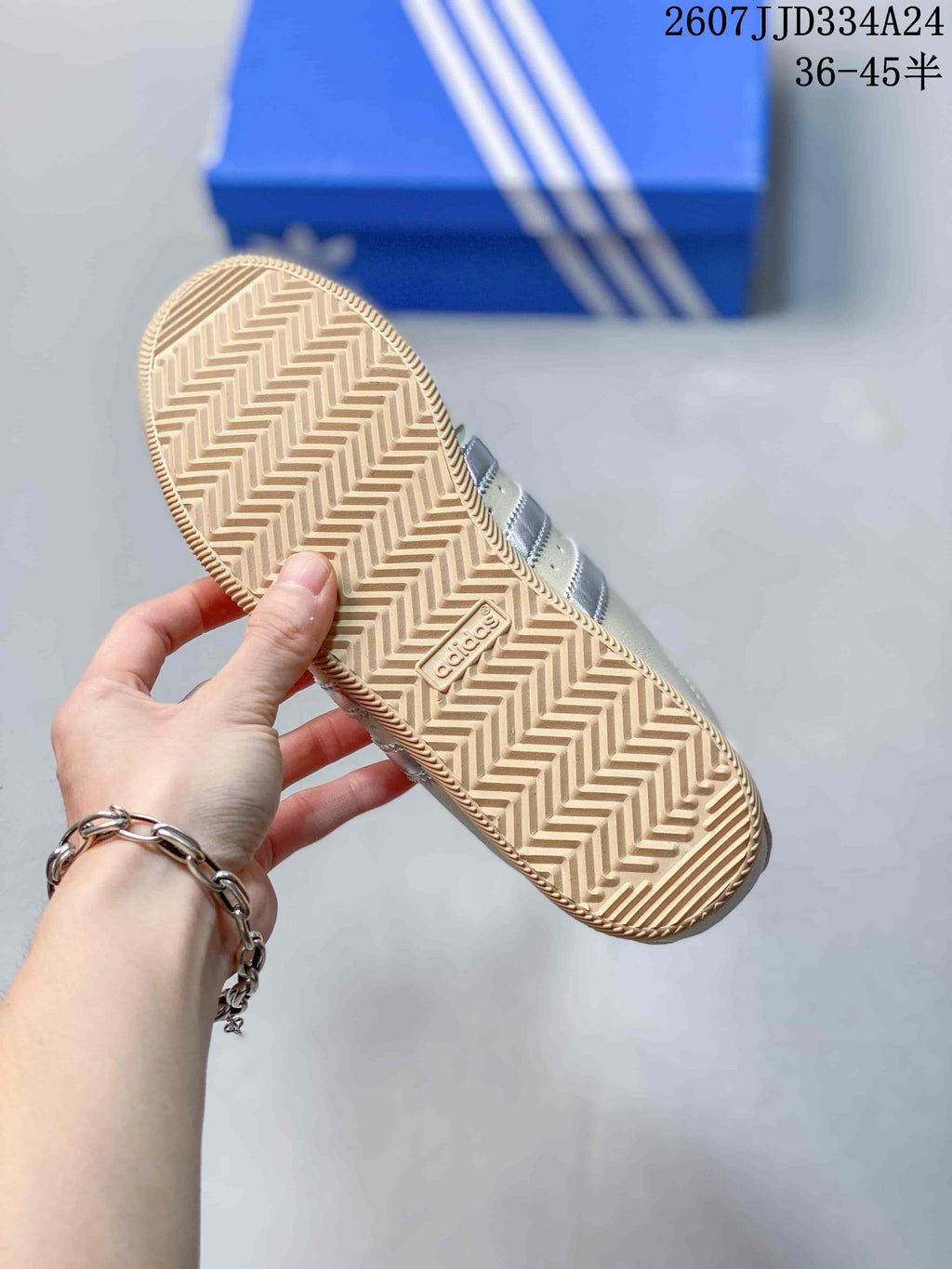 adidas Originals Japan Changle Sneakers Cream Silver 712140EET