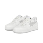 BAPE STA Low Sneakers in White and Grey