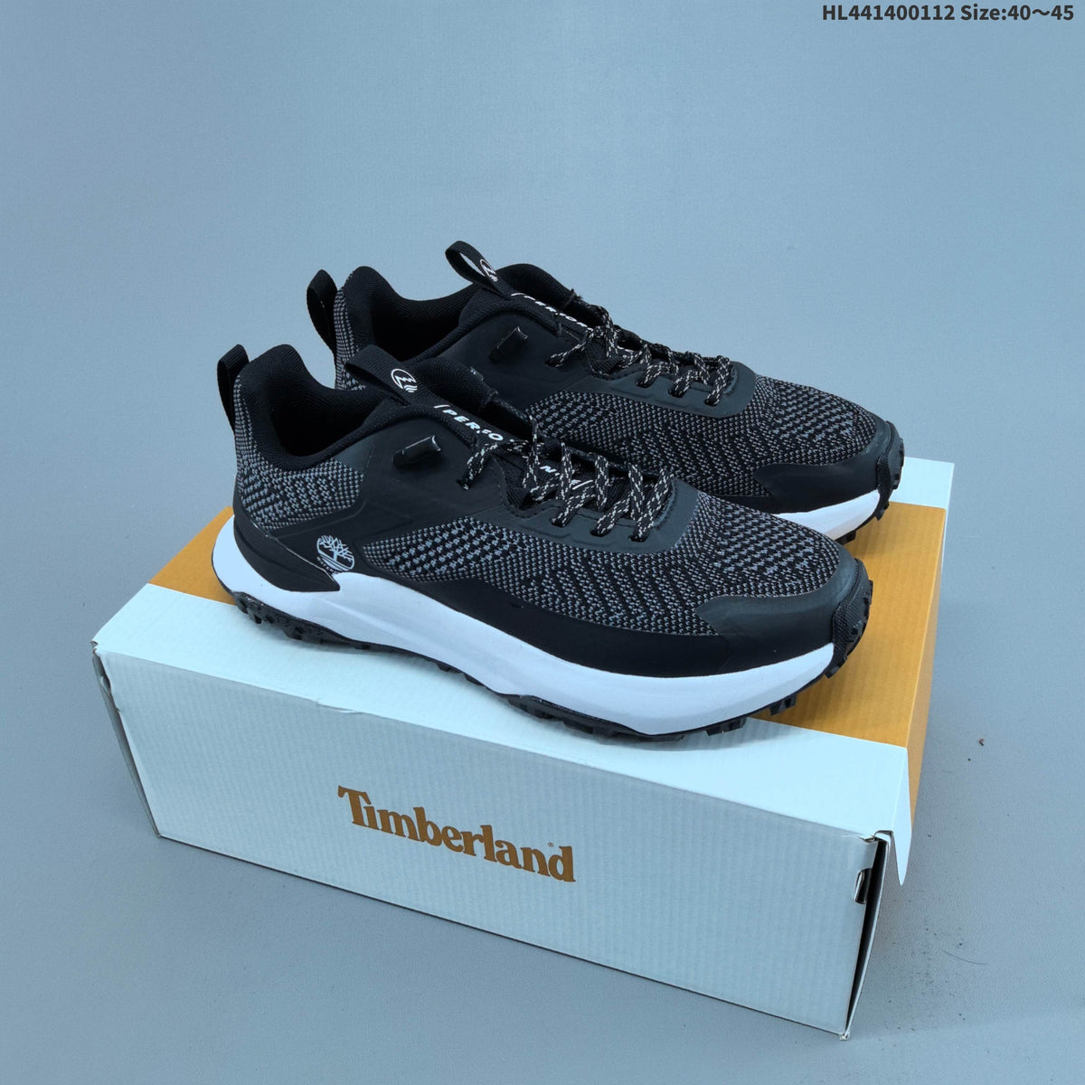 Timberland Trail Sneakers in Gray with Orange Accents
