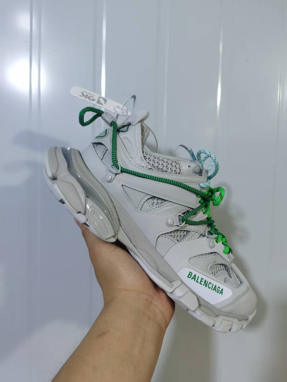 Balenciaga Track Trail Sneakers Grey Green Blue 1340