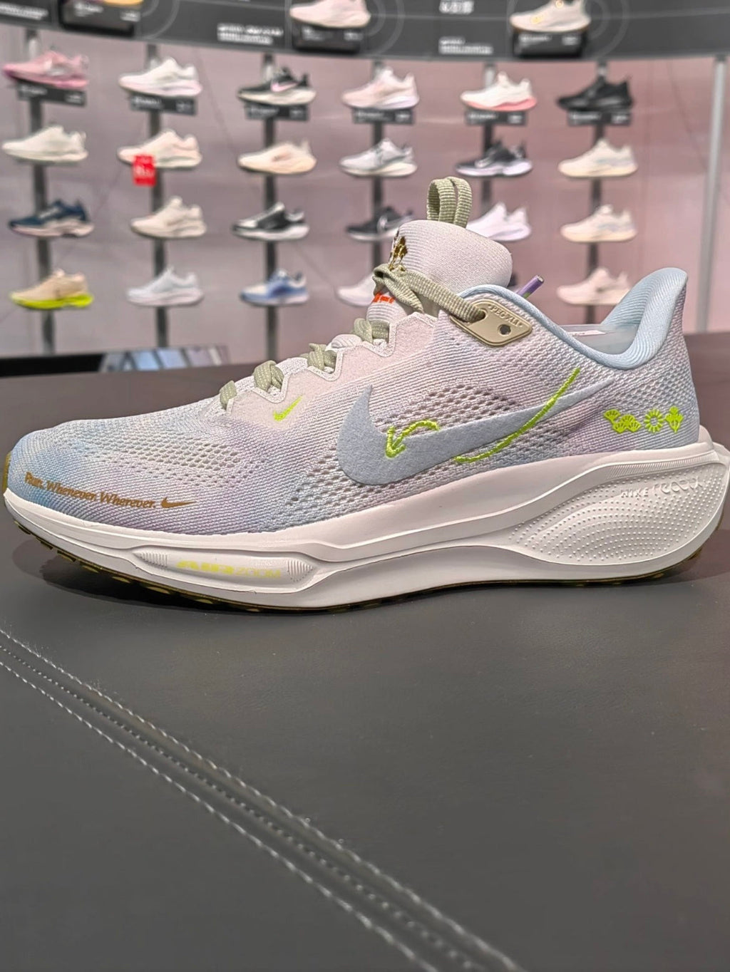 Nike Pegasus 41 Running Shoes White and Green HQ3465-143
