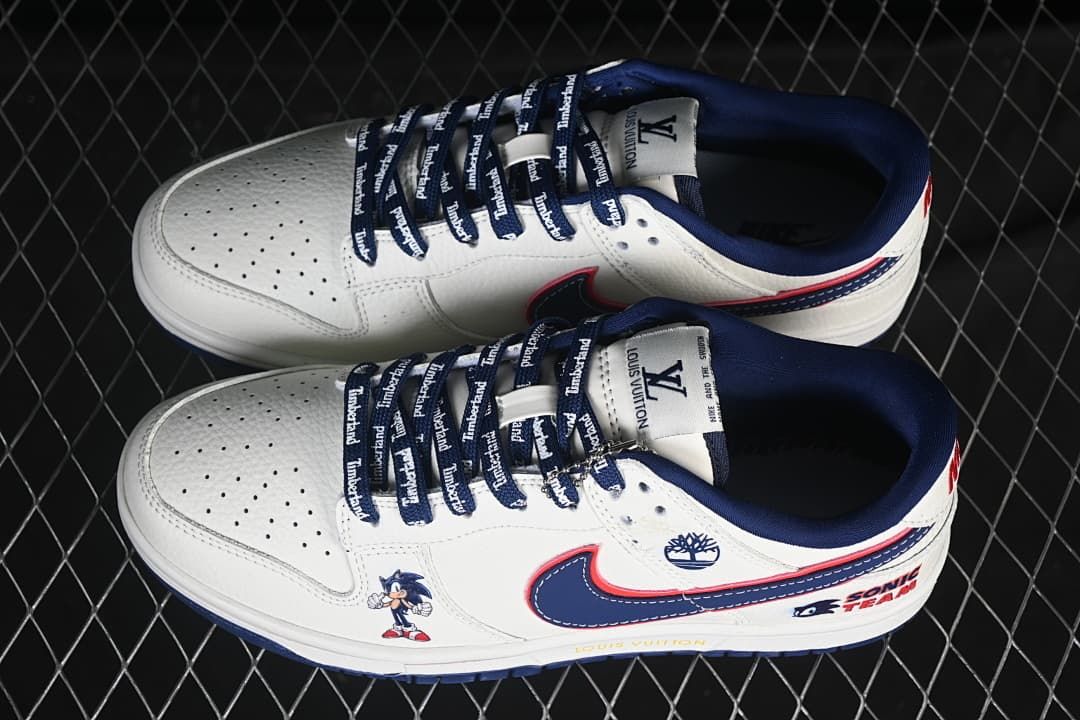 Nike SB Dunk Low Cream Navy Red NH0601-479