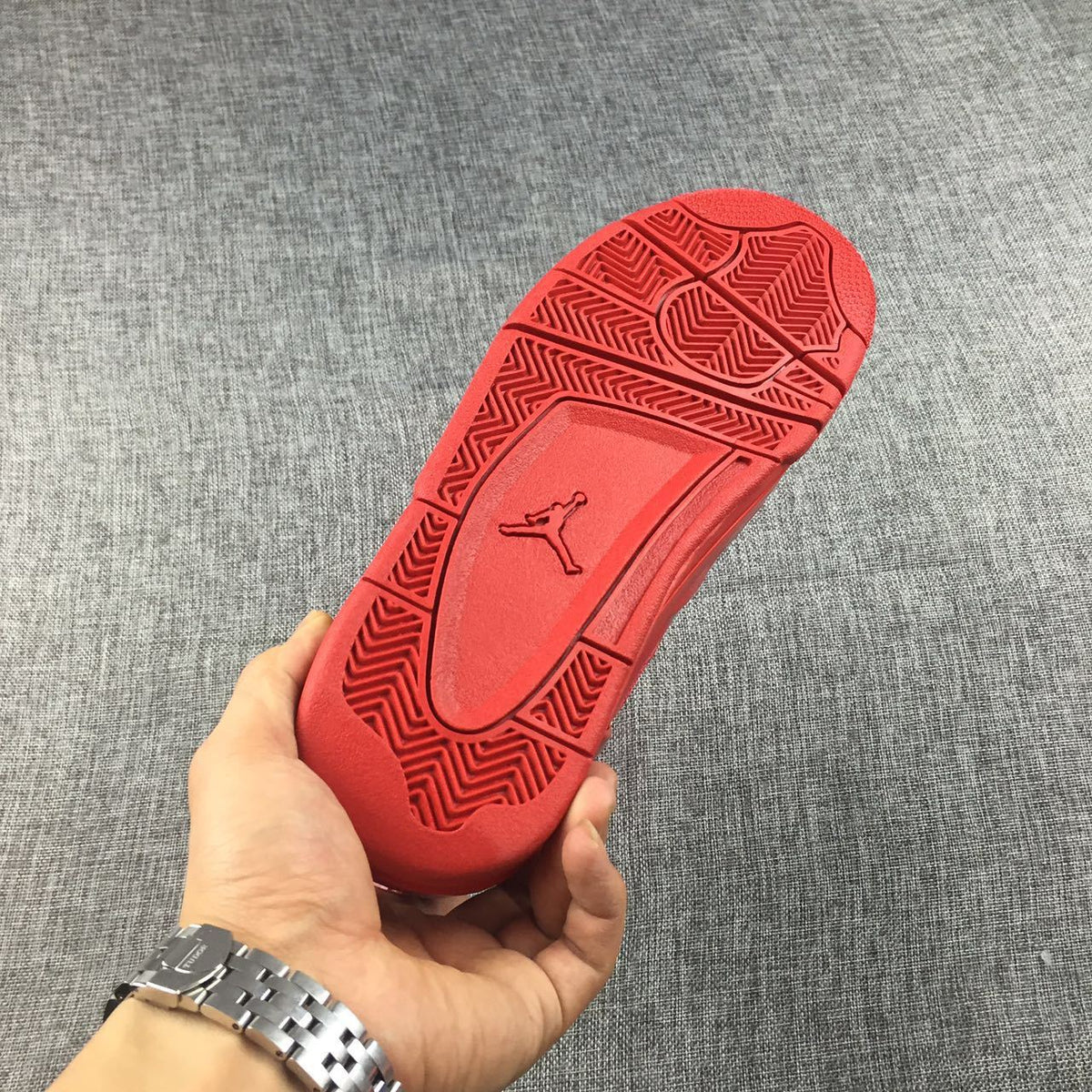 Jordan Air Jordan 4 Red Patent Leather Sneakers