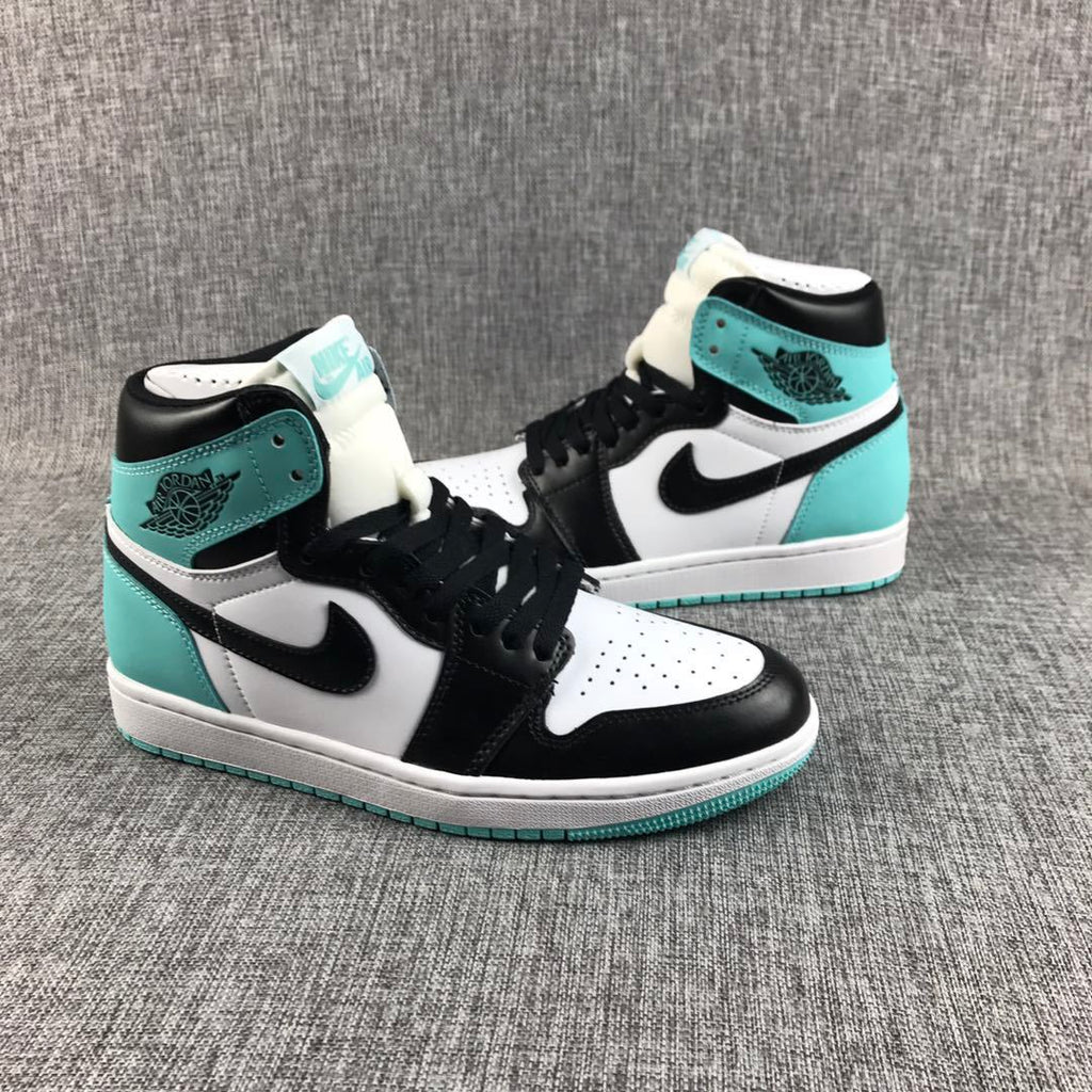 Jordan Air Jordan 1 High Mint Green Black White Sneakers