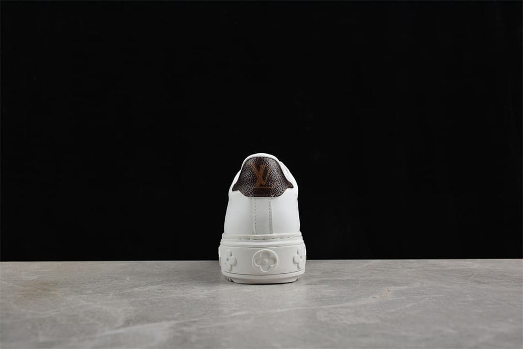 Time Out Low White Platform Sneakers
