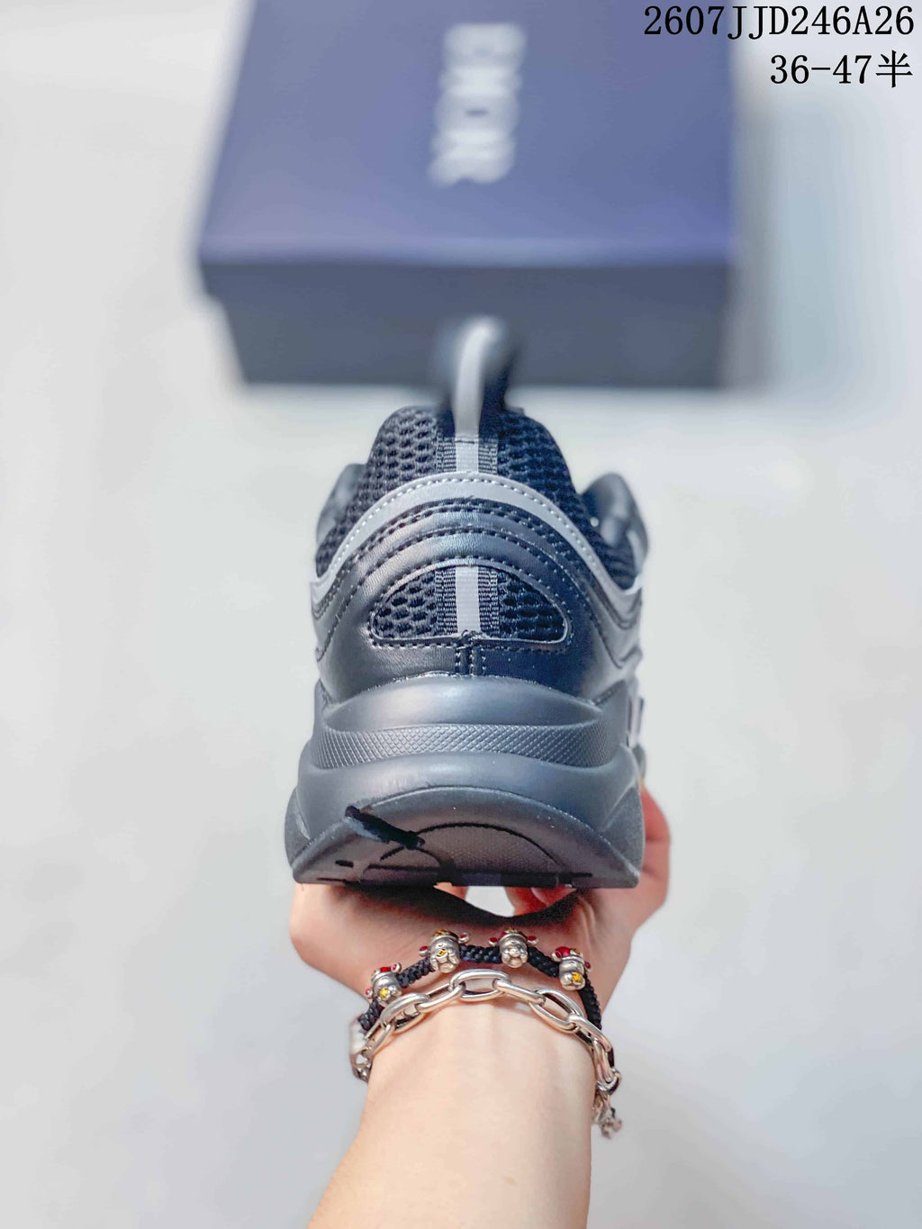 Dior Low-Top Chunky Sneakers Dark Gray 2607JJD246A26