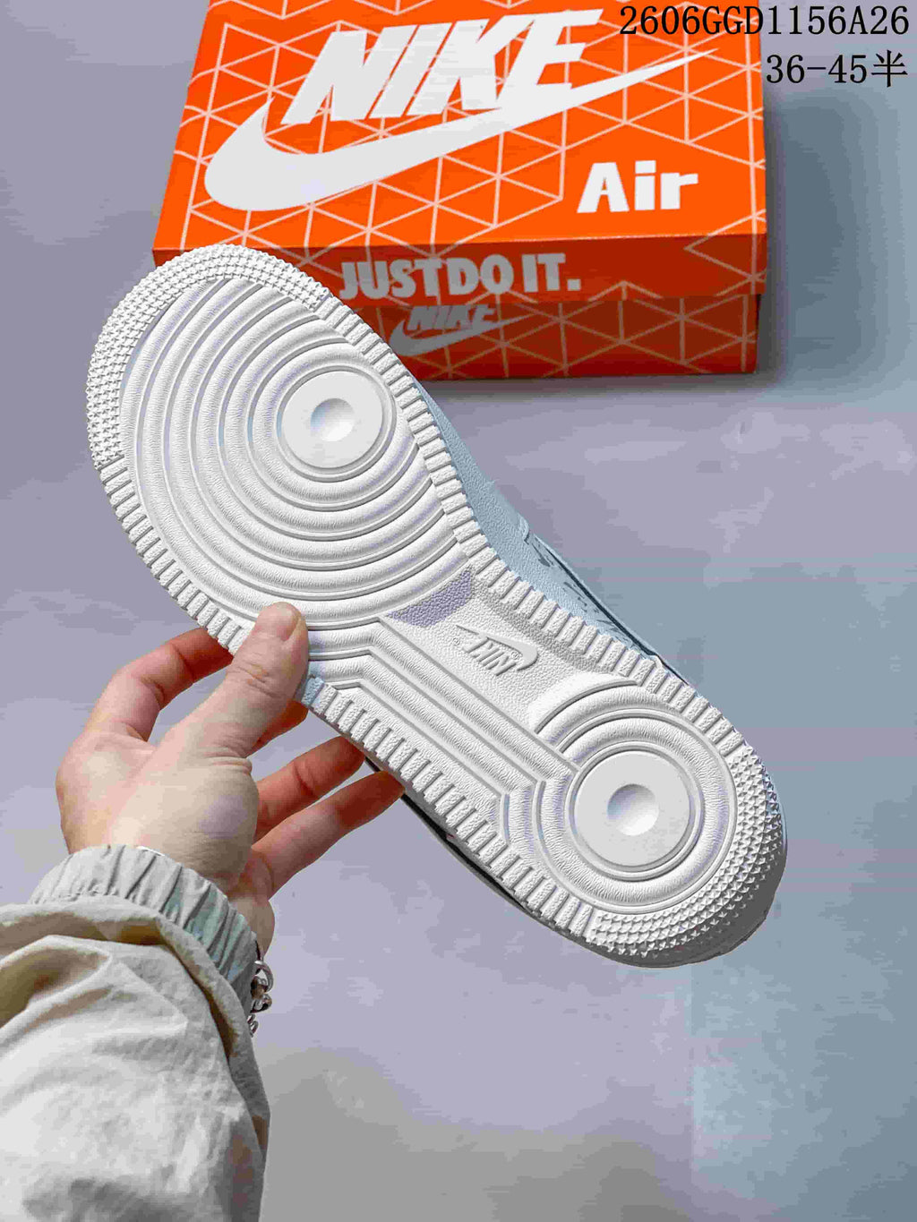 Nike Air Force 1 Low Cream White Sneakers with Patterned Panels