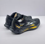 Alo Three Six Sneakers Black Yellow Graffiti