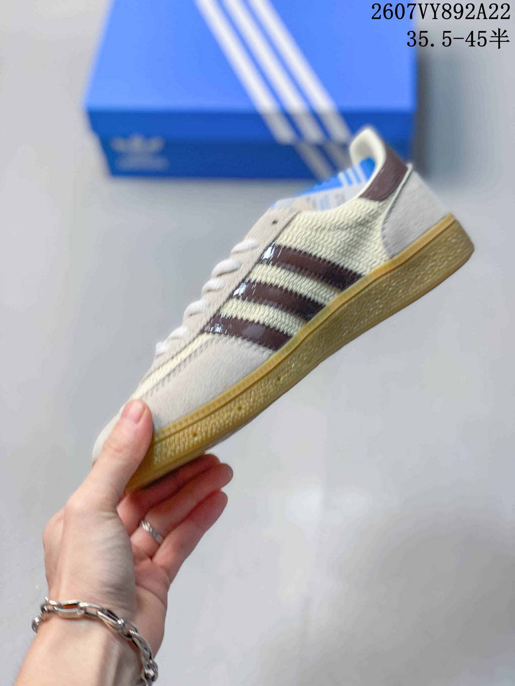 Adidas Handball Spezial Sneakers Cream Brown Gum