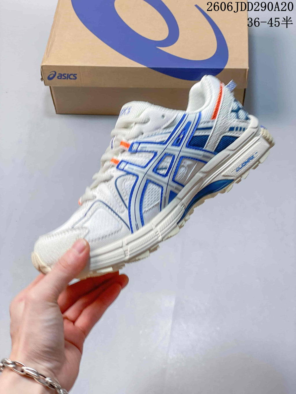 ASICS Tiger Gel-Kahana 8 Sneakers White Blue Orange 612000ASOEW
