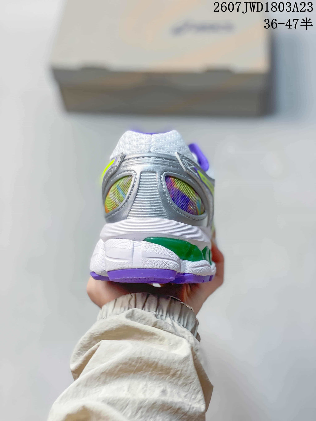 ASICS Gel-Nimbus 16 Running Sneakers White Purple Multicolor