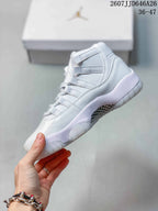 Jordan Air Jordan 11 Retro White High-Top Sneakers