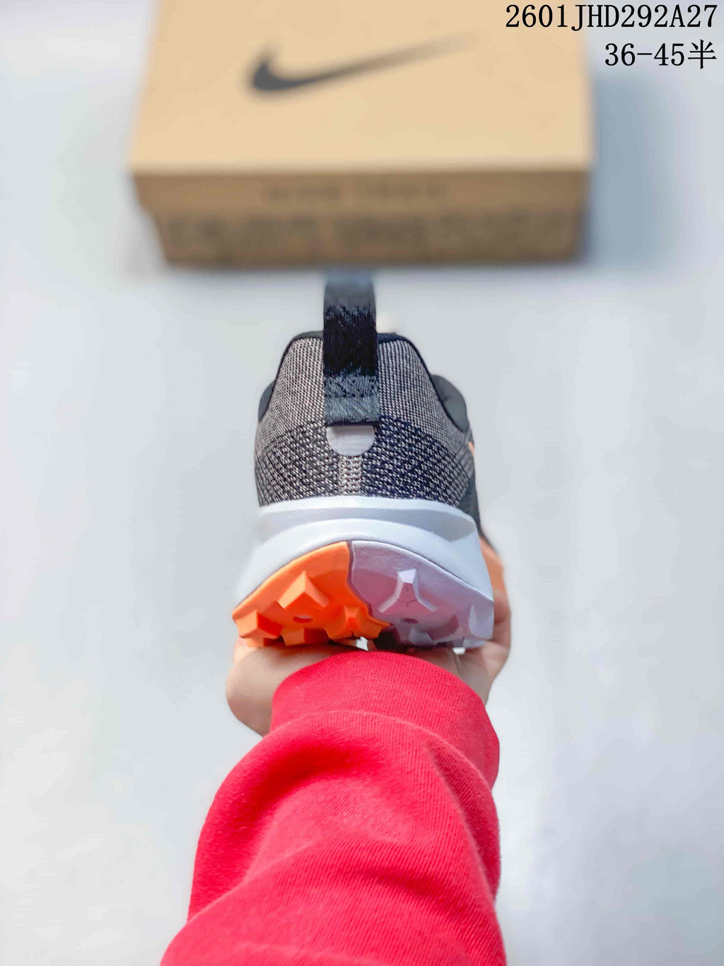Nike ReactX Pegasus Trail 6 Trail Running Shoes – Gray/Orange