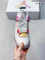 Jordan Air Jordan 4 Retro Comic White Pink Sneakers