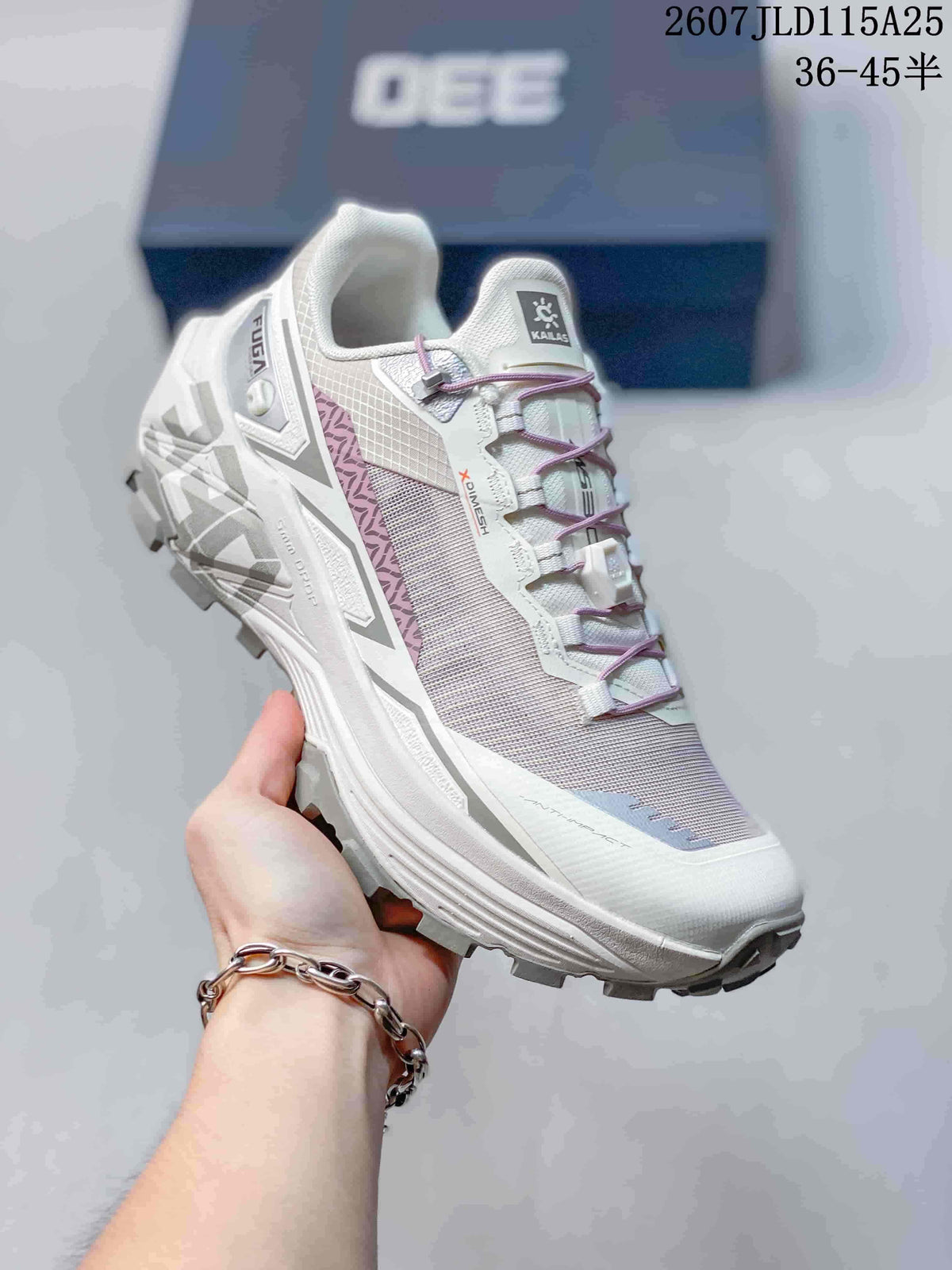 KAILAS FUGA EX330 Trail Running Shoes White Lilac 2607JLD115A25