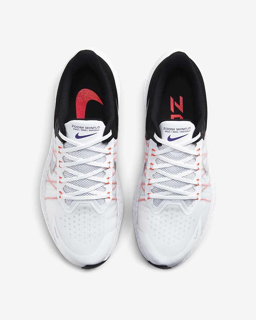 Nike Zoom Winflo 8 Running Shoes White Black CW3419-101