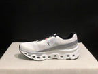 On Cloudmonster 2 White Silver Running Shoes