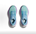 HOKA Bondi 8 Running Shoes in Blue, Mint and Purple