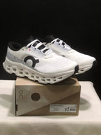 On Cloudmonster 3 Running Sneakers White Silver