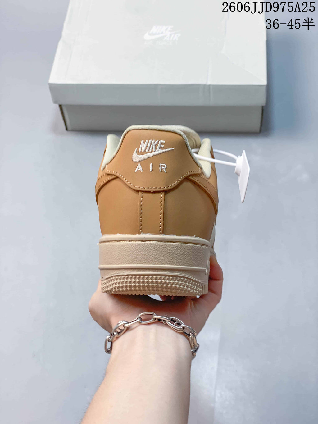 Nike Air Force 1 '07 Low Sneakers Tan Cream JD975A25