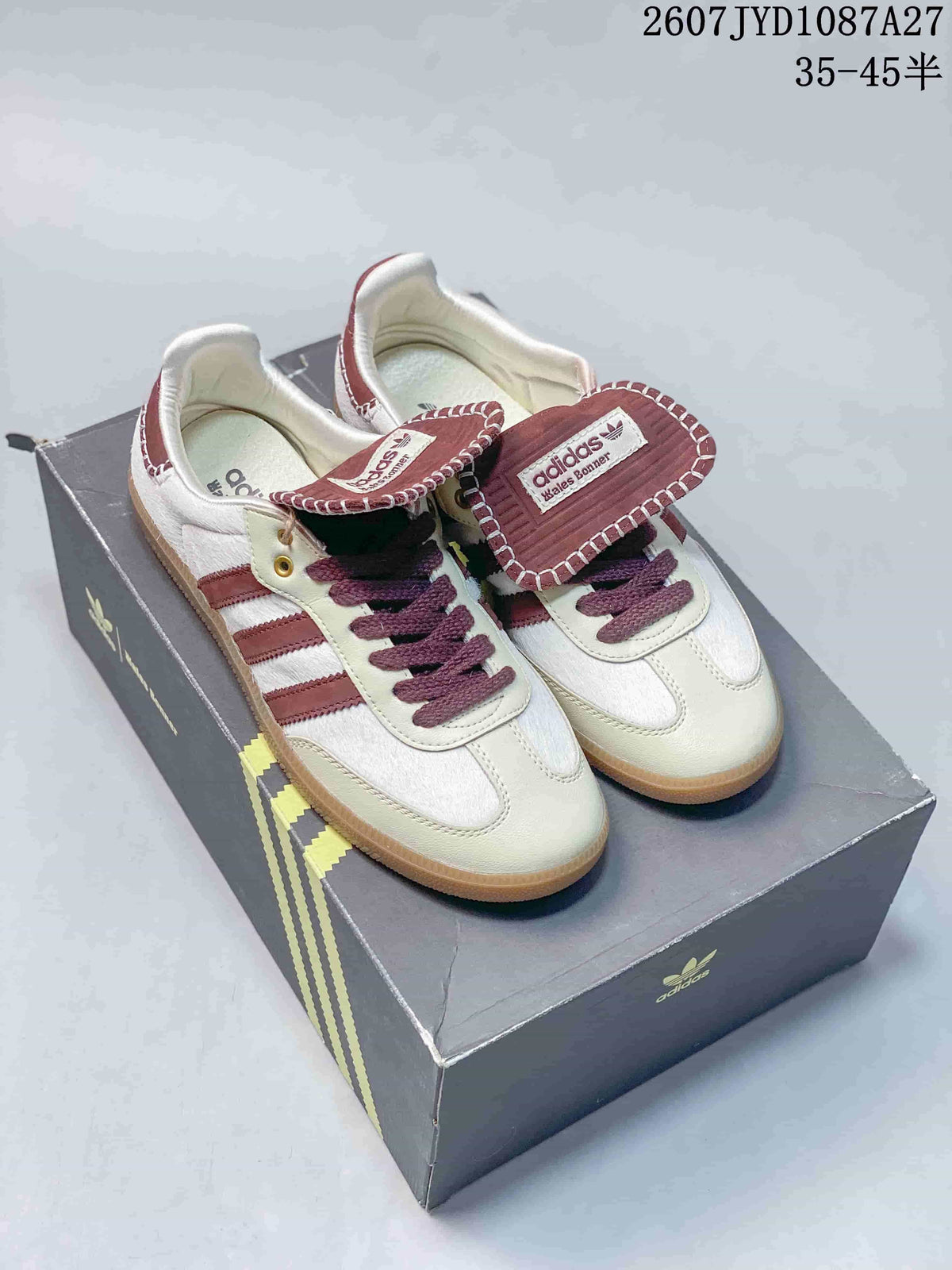 adidas Originals Samba ADV Sneakers Cream Burgundy