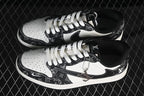 Air Jordan 1 Low OG SP Black White Patterned Sneakers