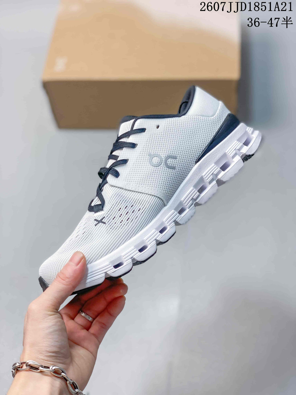 On Cloud X 4 Low-Top Sneakers White Navy JD1851A21