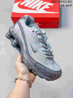 Nike Shox Ride 2 Sneakers in Silver and Gray