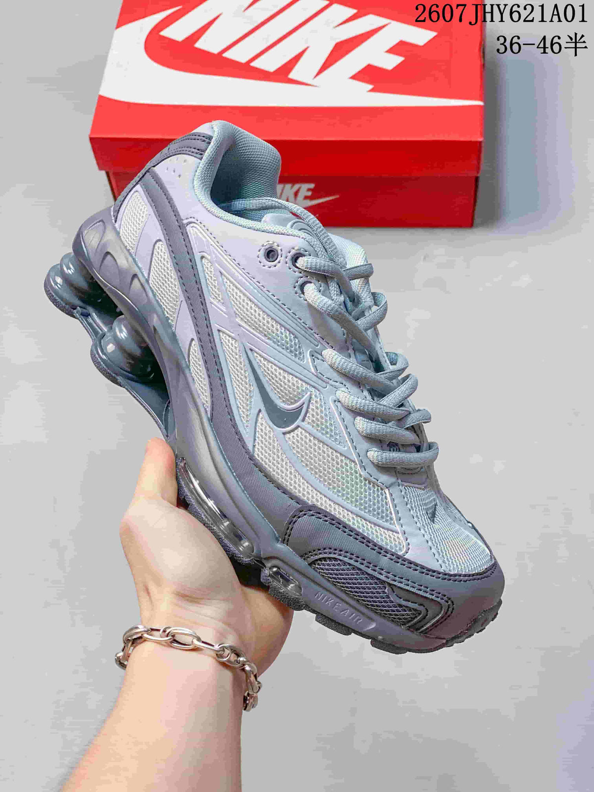 Nike Shox Ride 2 Sneakers in Silver and Gray