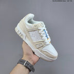 Louis Vuitton Trainer Low-Top Sneakers in Black and White