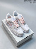 Nike Air Force 1 Low Pink and White Sneakers