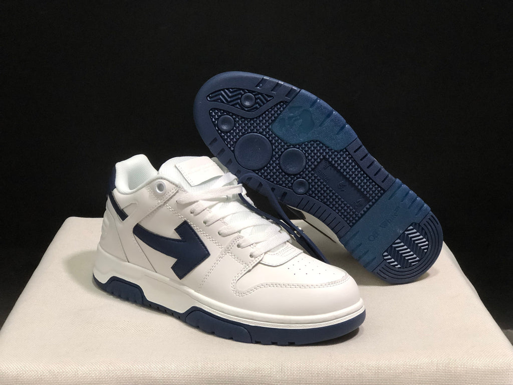 Off-White Out Of Office Low-Top Sneakers White and Navy