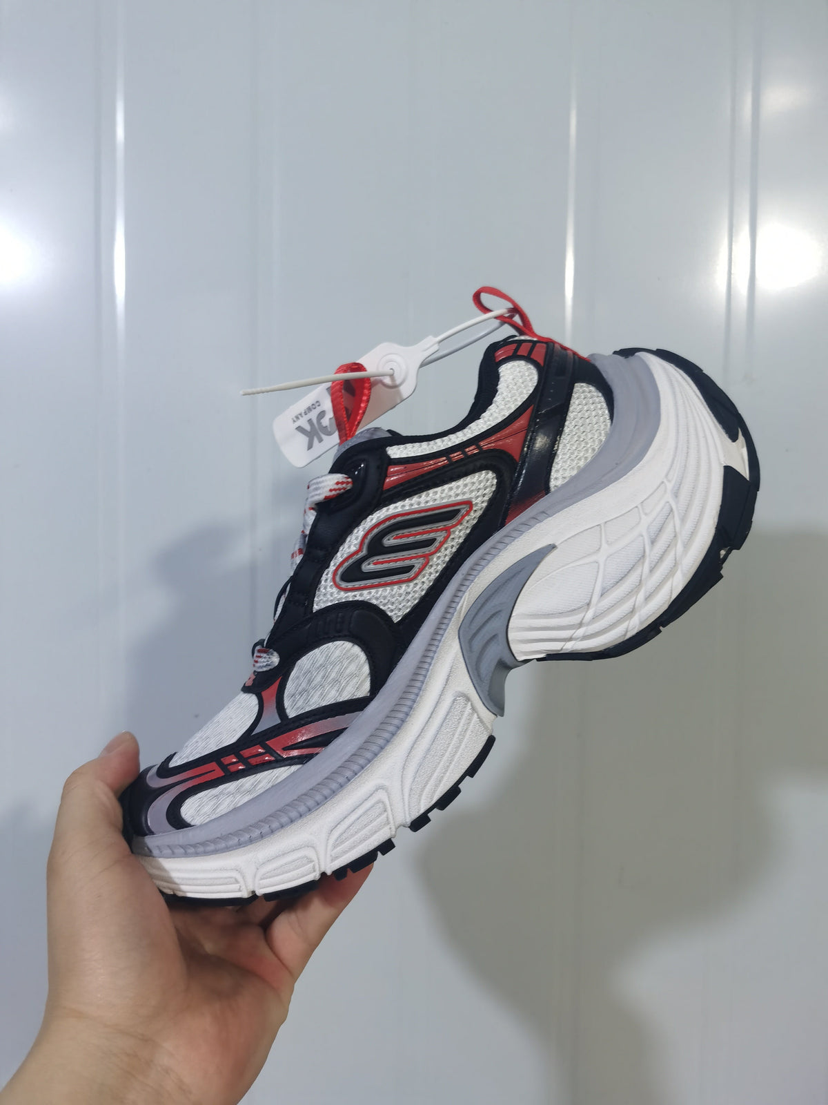 Skechers 1101 Mesh Sneakers Black Orange