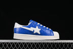 adidas Superstar JR2702 Blue White BAPE Sneakers