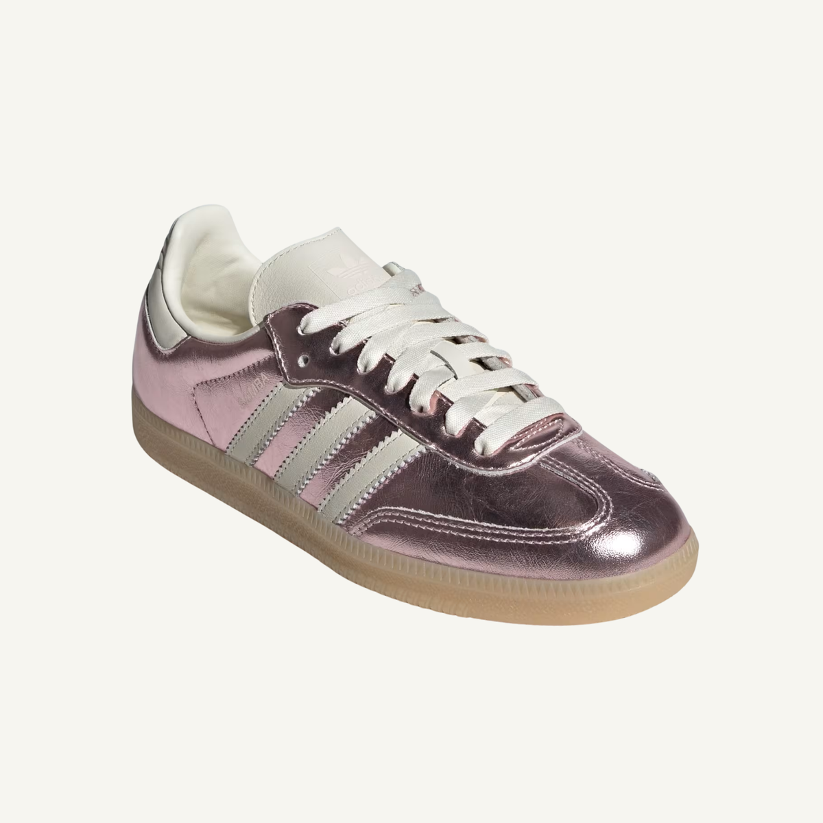 Adidas Originals Women's Wonder Quartz/Off White/Gum Samba Sneakers, LA6882