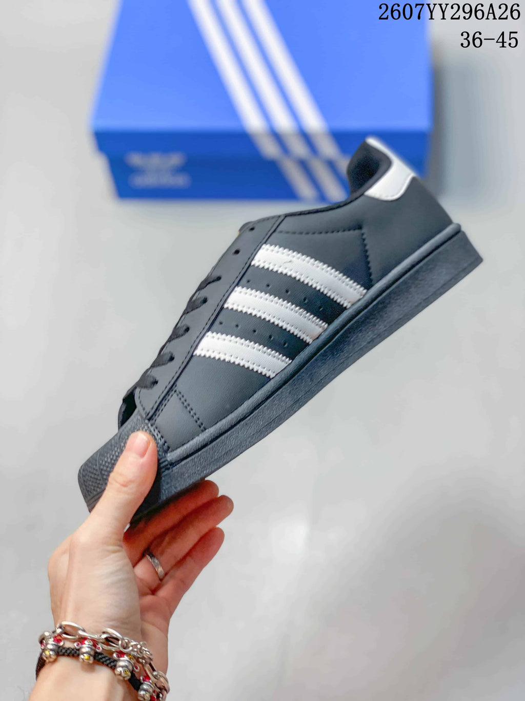 adidas Superstar Sneakers Black White 2607YY296A26
