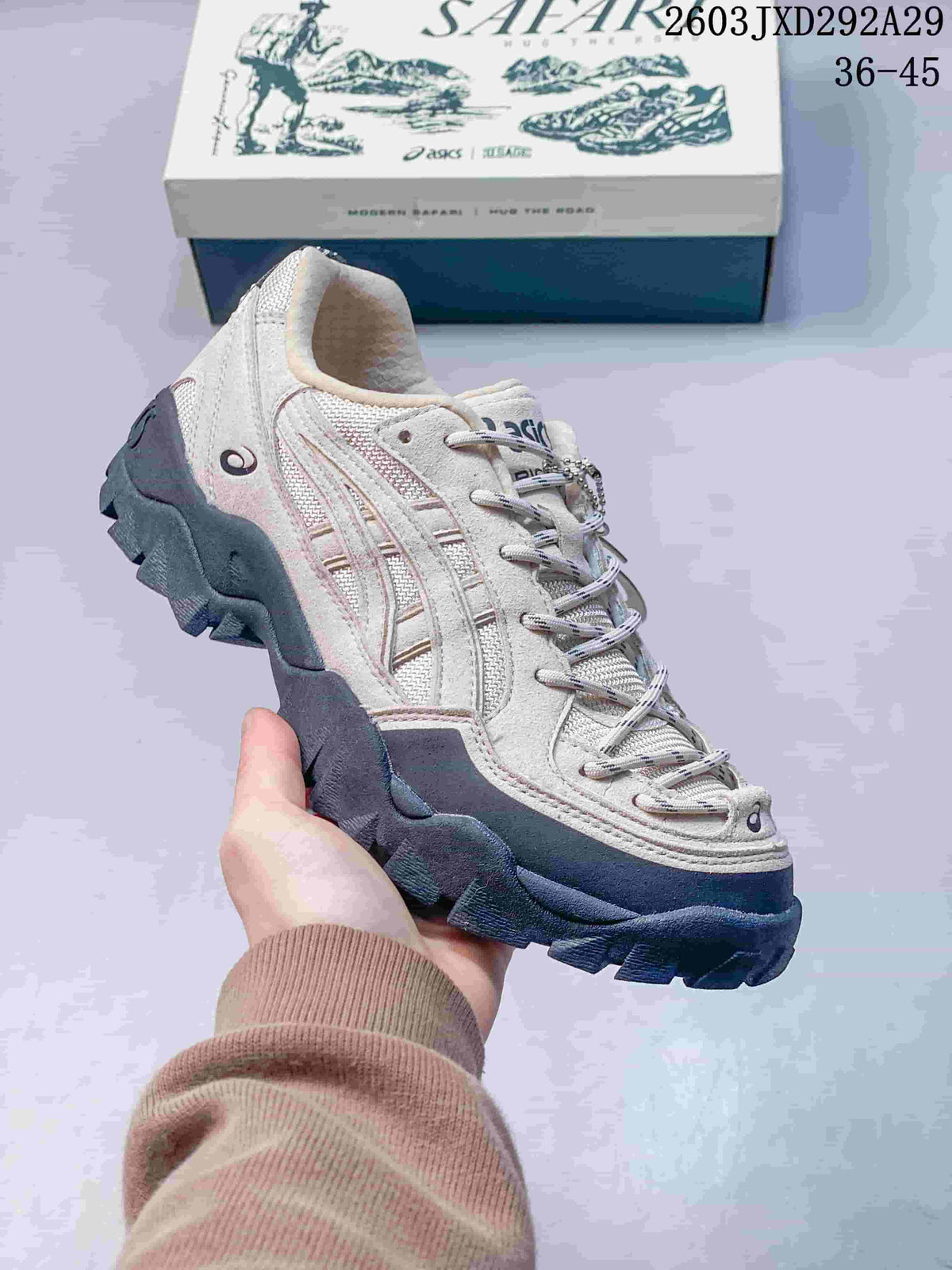 ASICS Gel-Pickax Outdoor Sneakers Cream Navy 1203A983-020