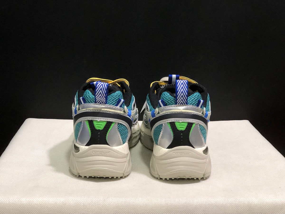 Off-White Be Right Back Sneakers Teal White Black