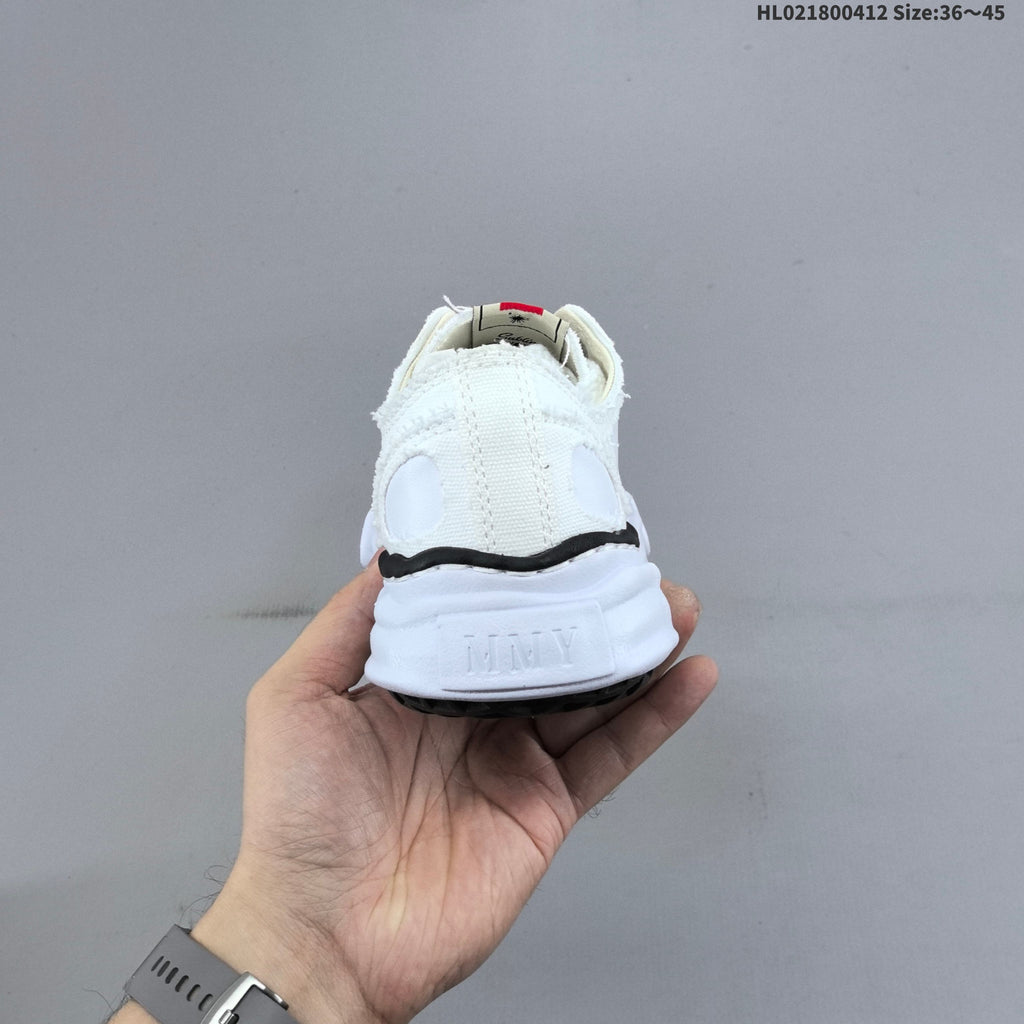 Maison MIHARA YASUHIRO Blakey Low Sneakers, White