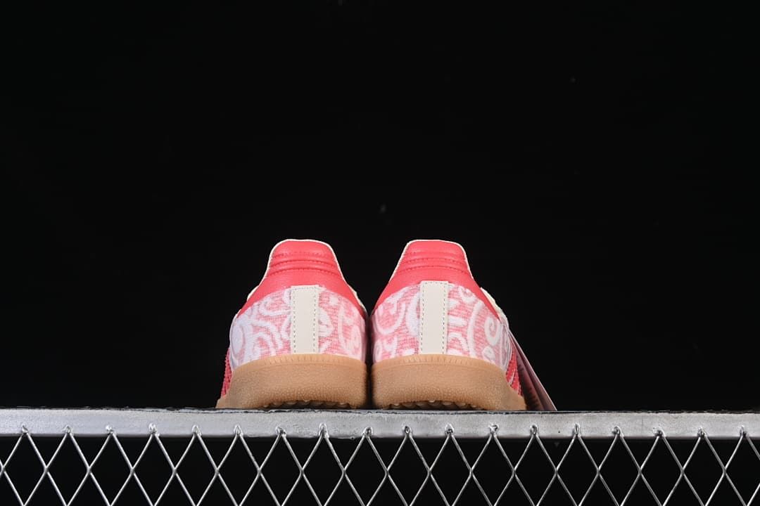 adidas Samba OG JR8841 Pink Pattern Sneakers