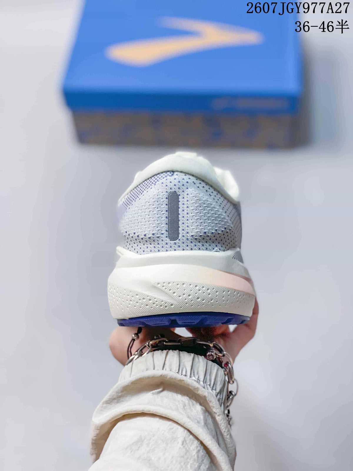 Brooks Glycerin Max Running Shoes White Blue Pink