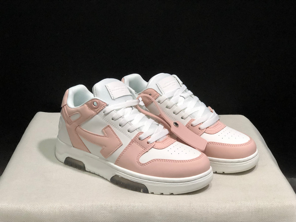 Off-White Out Of Office Low-Top Sneakers Pink White
