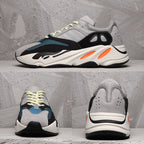 Adidas 700 Men’s Sneakers in Gray, Black and Orange