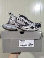 3XL Reflective Mesh Sneakers Beige Coffee Black