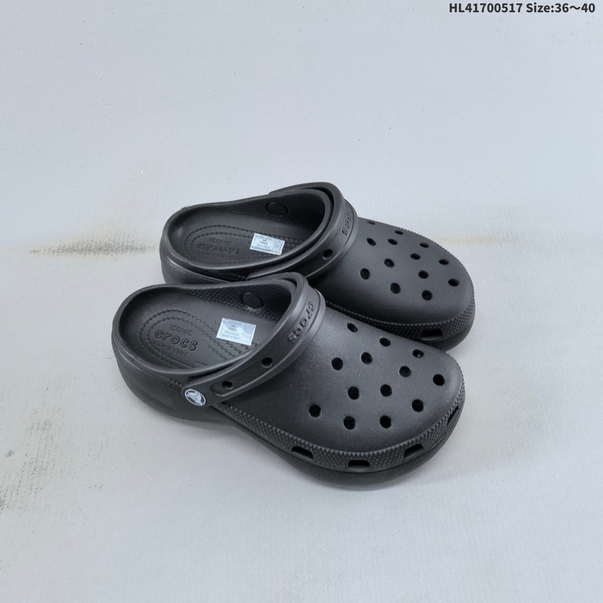 Crocs Classic Clog Platform Clog in Black, White or Cream