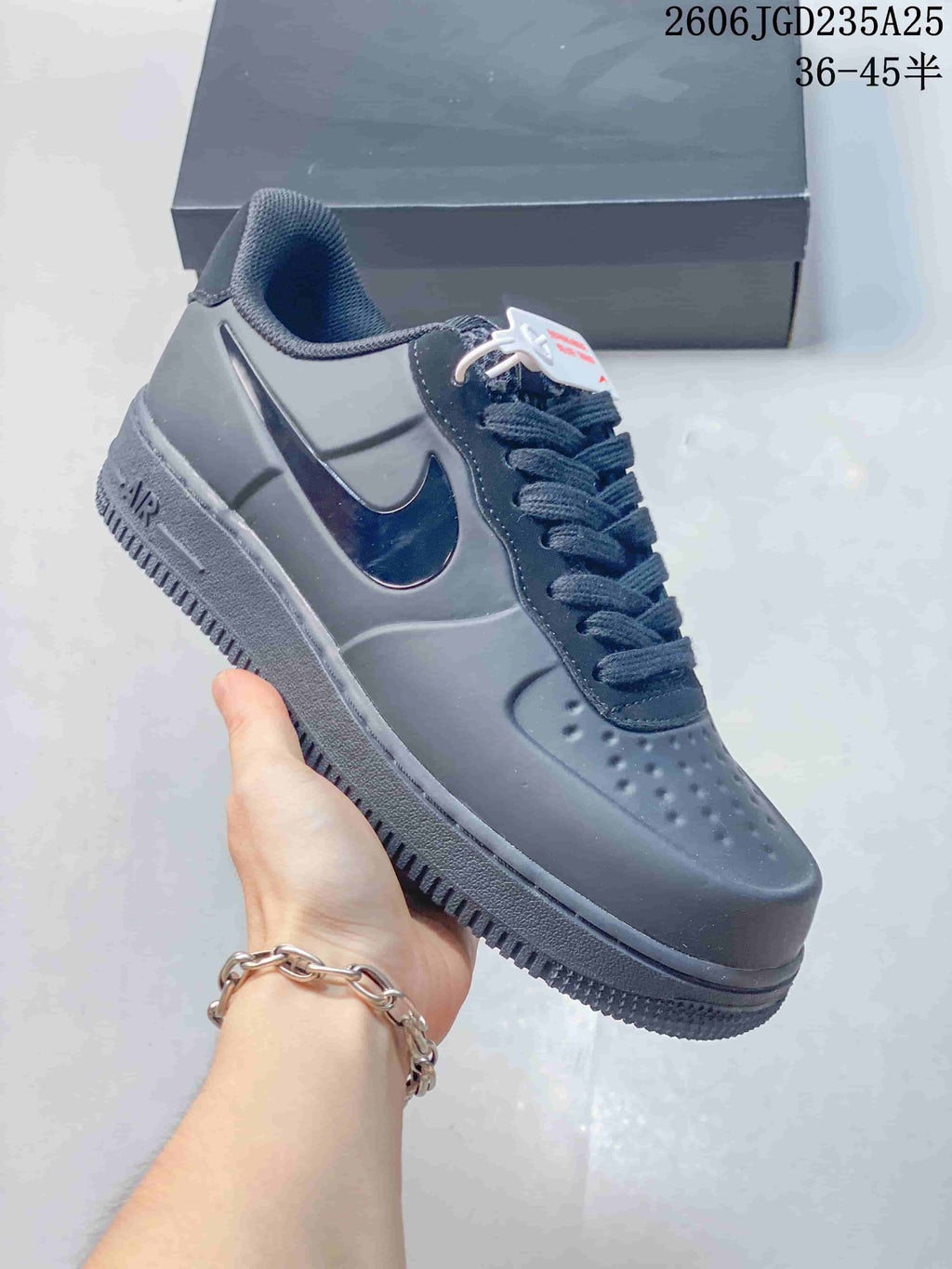 Nike Air Force 1 Low Sneakers Black Style 612510ASUPW