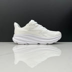 HOKA Clifton 9 White Running Sneakers