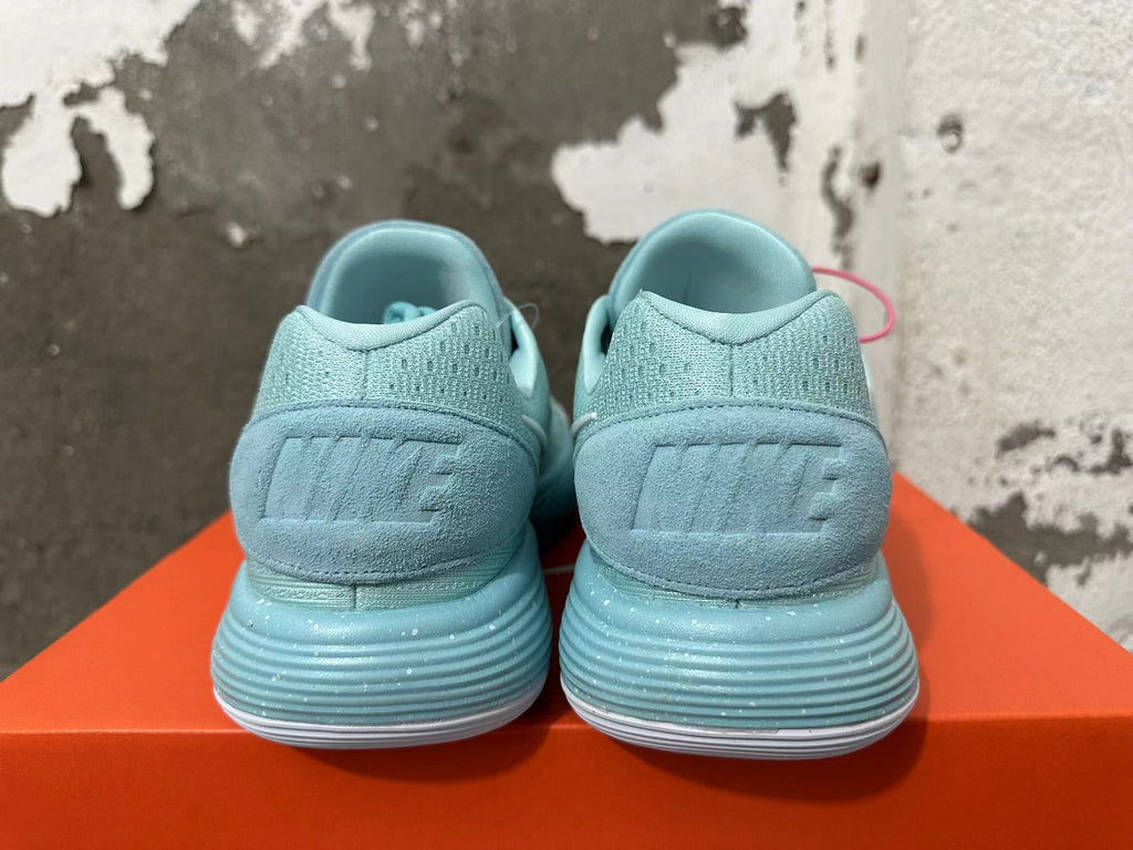 Nike Mint Green and White Low-Top Sneakers