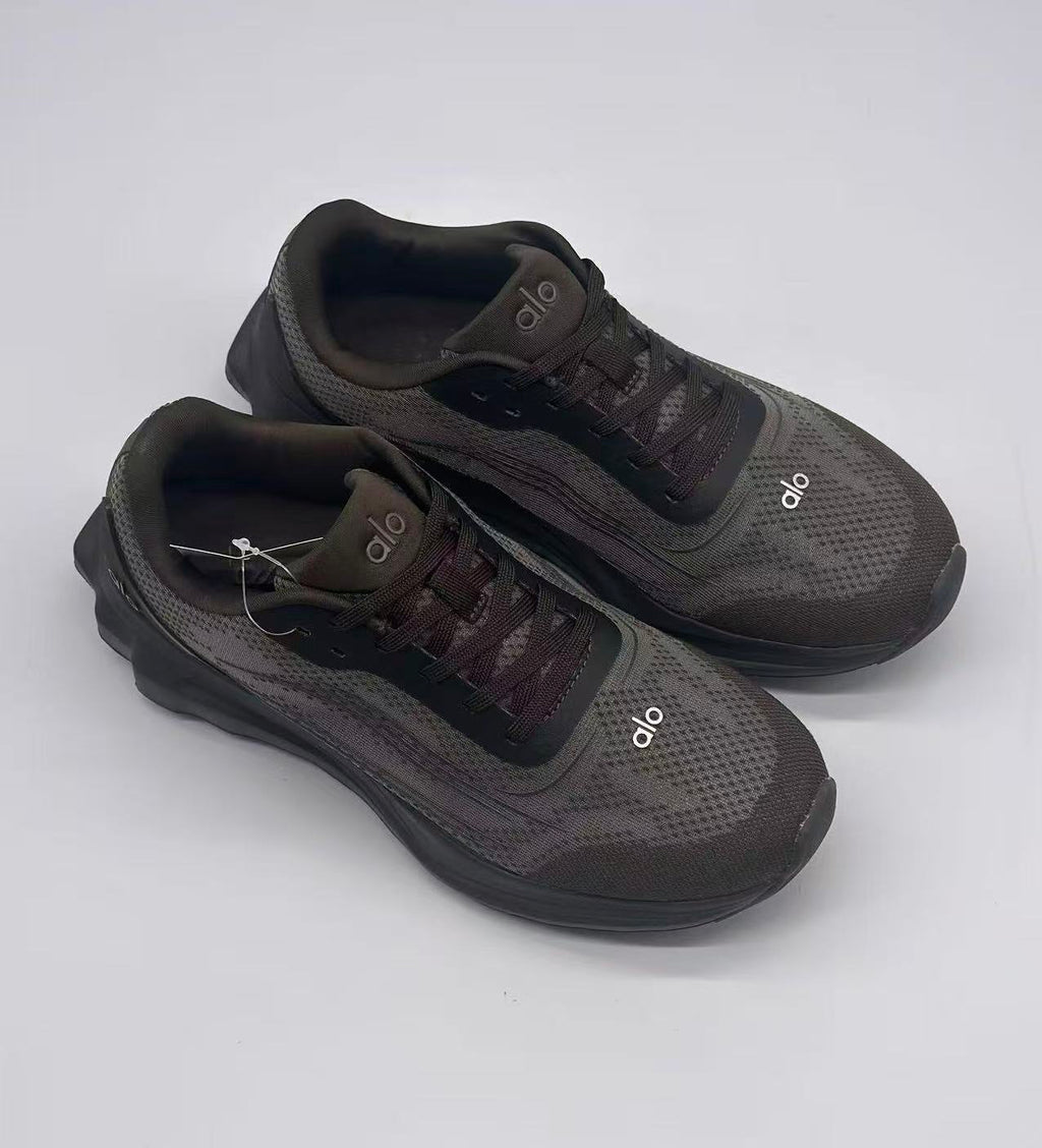 Alo Dark Brown Low-Top Sneakers